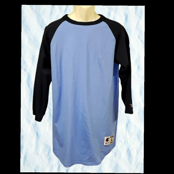 NWOT Champion Men's Raglan baseball t-shirt size: Large - Picture 1 of 5